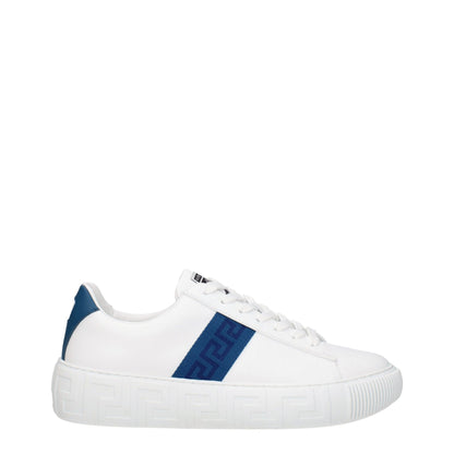 White Leather Low Tops