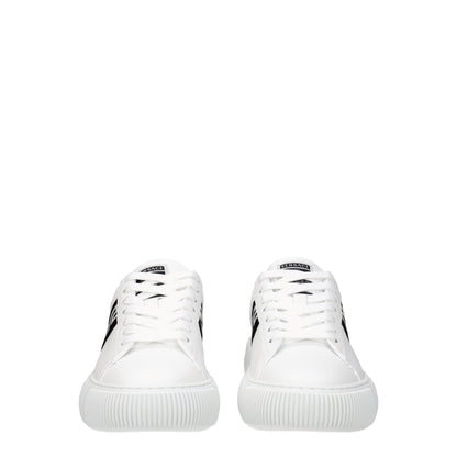 White Leather Low Tops