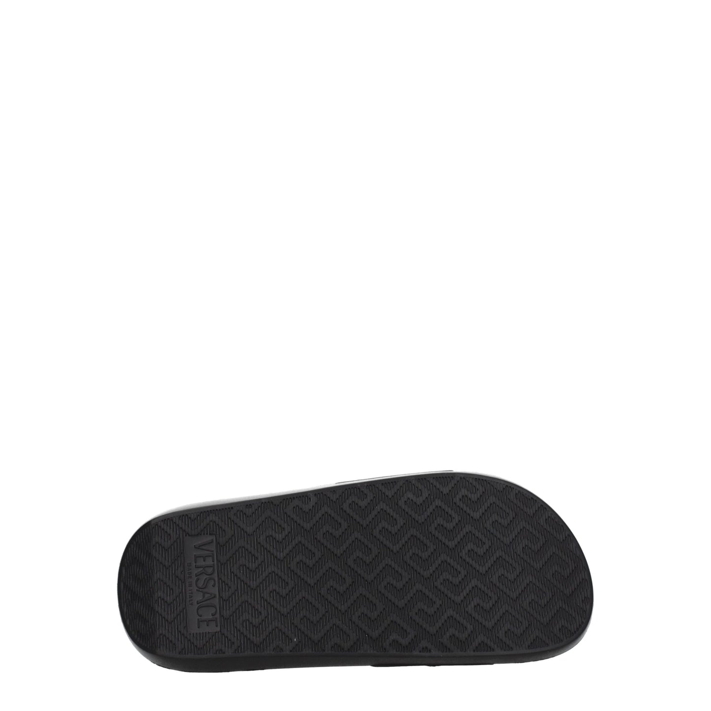 Black Leather Slippers Sandals