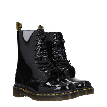 Black Leather Ankle Boots