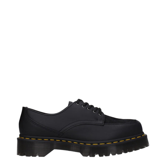 Black Leather Oxfords And Derbies
