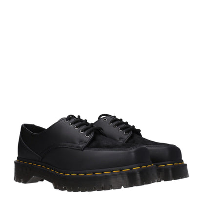 Black Leather Oxfords And Derbies