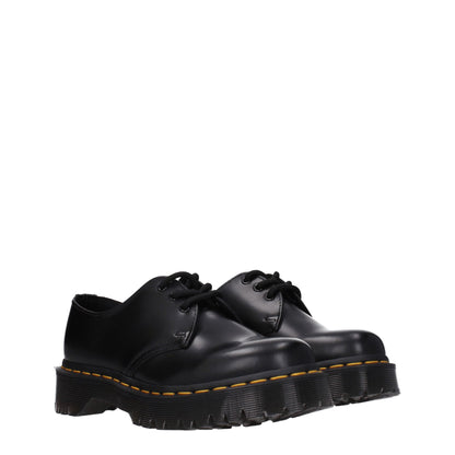 Black Leather Oxfords And Derbies