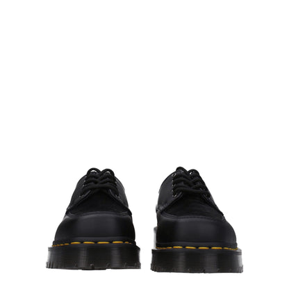 Black Leather Oxfords And Derbies