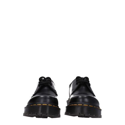 Black Leather Oxfords And Derbies