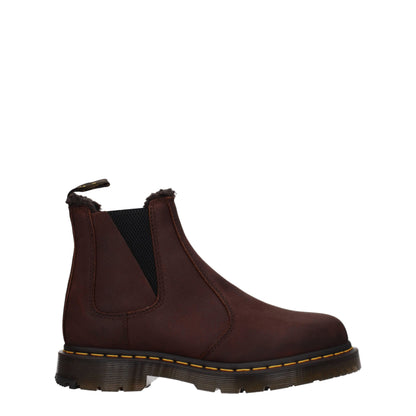 Brown Leather Ankle Boots