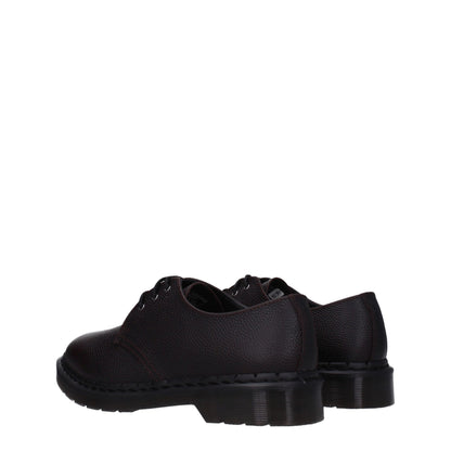 Purple Leather Oxfords And Derbies