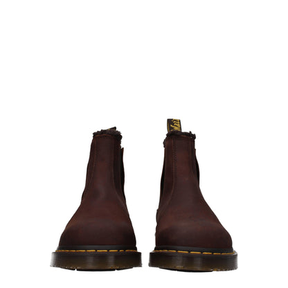 Brown Leather Ankle Boots