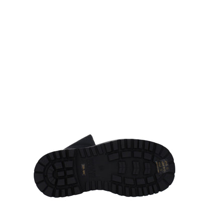 Black Polyethylene Ankle Boots