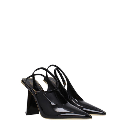 Black Leather Sandals