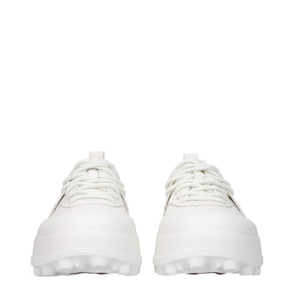 White Leather Sneakers