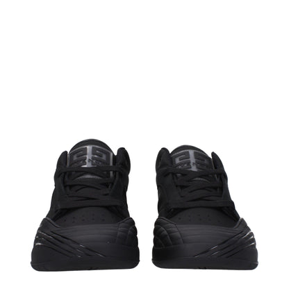 Black Fabric Low Tops