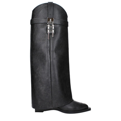 Black Leather Boots