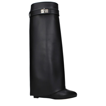 Black Leather Boots