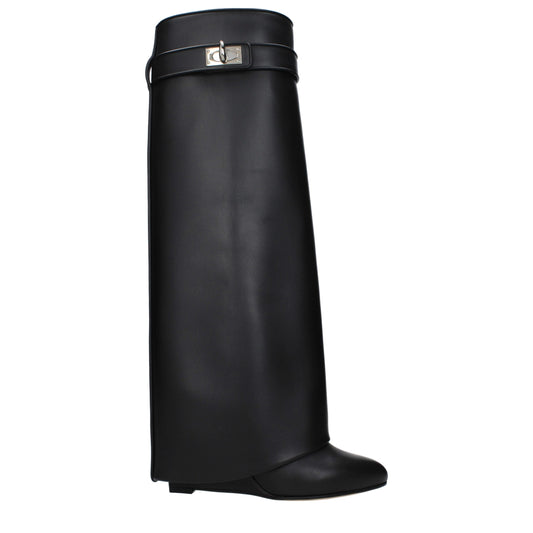 Black Leather Boots