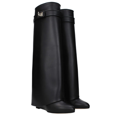 Black Leather Boots