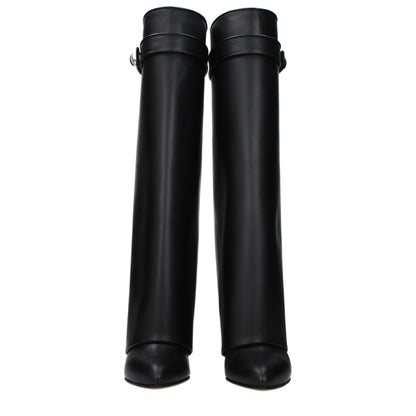Black Leather Boots