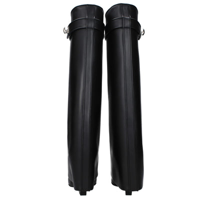 Black Leather Boots