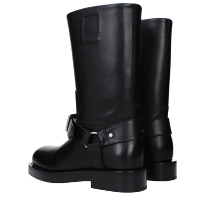 Black Leather Boots