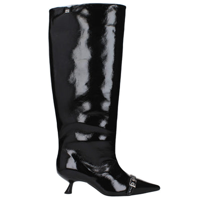 Black Leather Boots