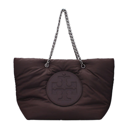 Purple Fabric Shoulder Bags