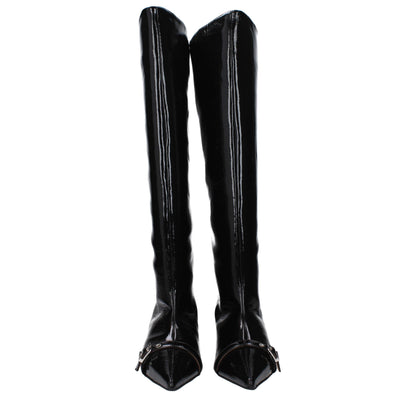 Black Leather Boots