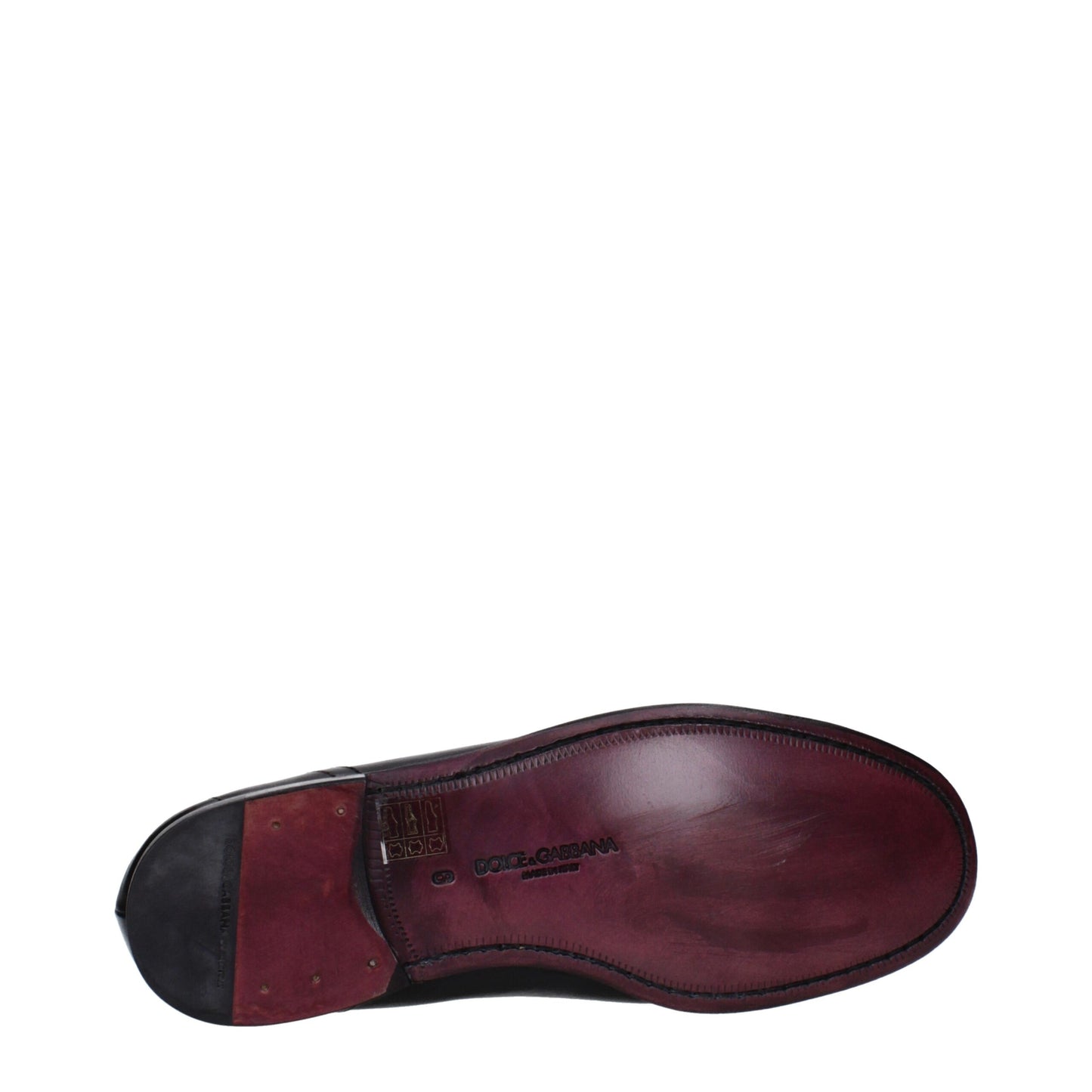 Black Leather Slip-On Loafers