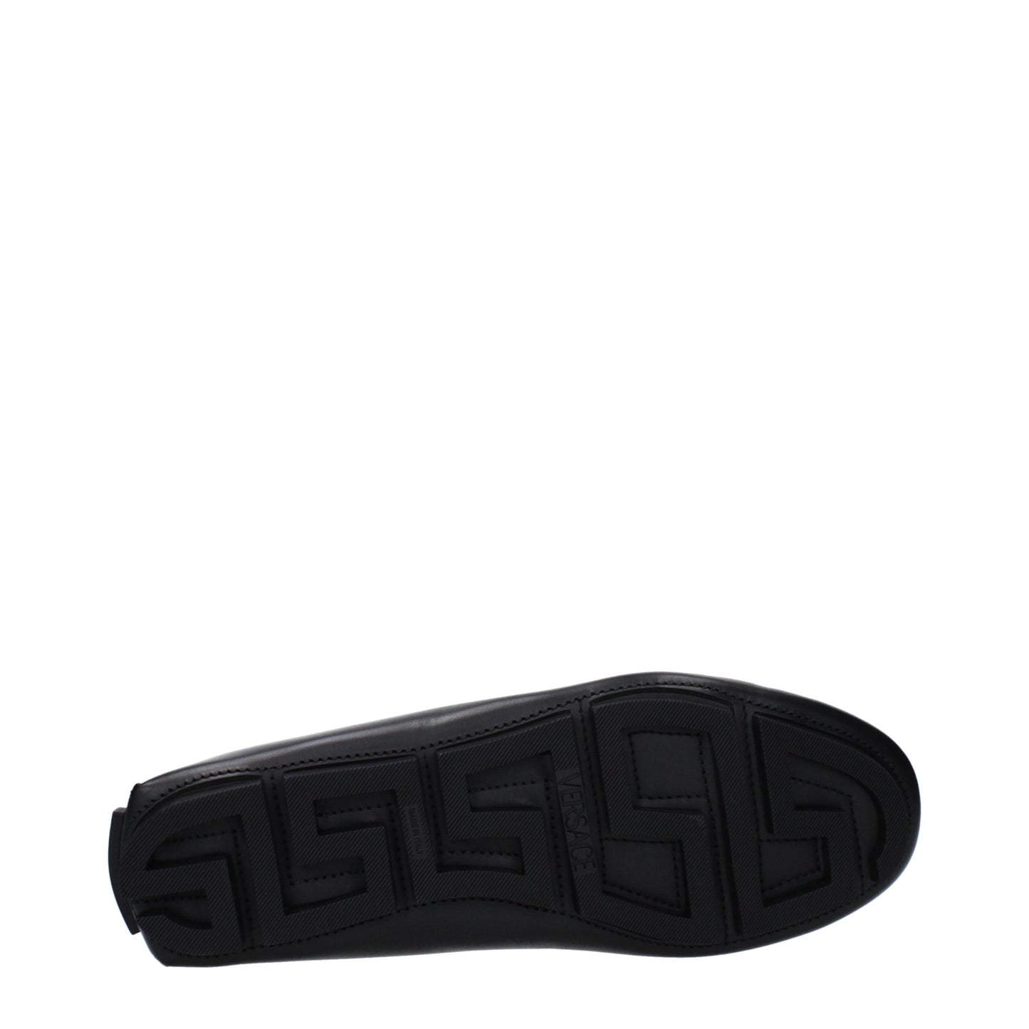 Black Leather Slip-On Loafers