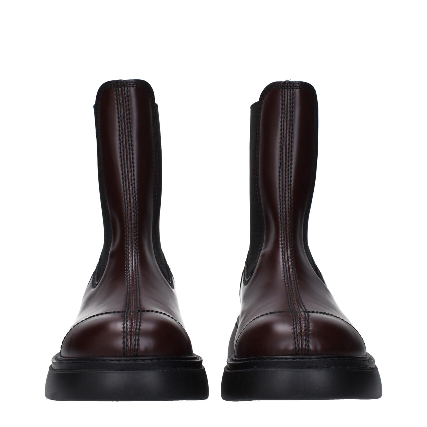 Brown Leather Ankle Boots