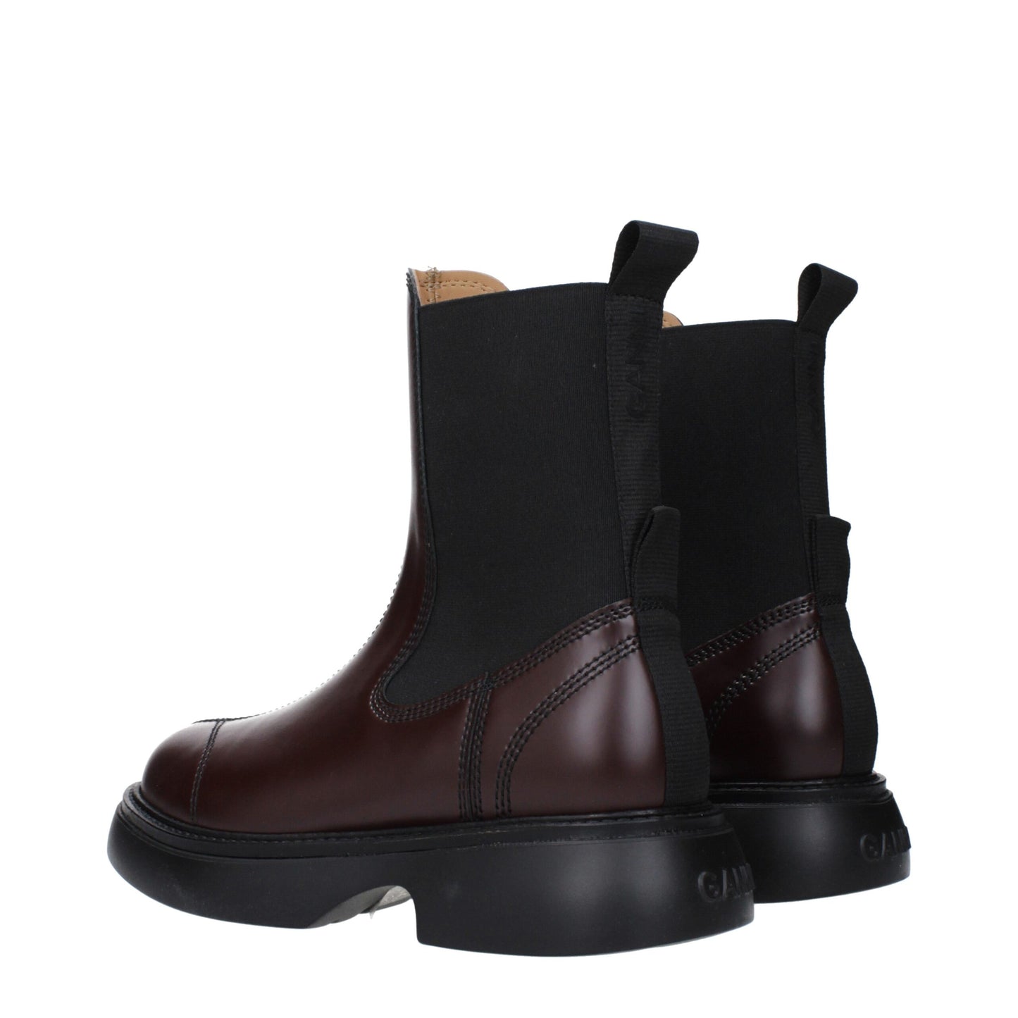 Brown Leather Ankle Boots
