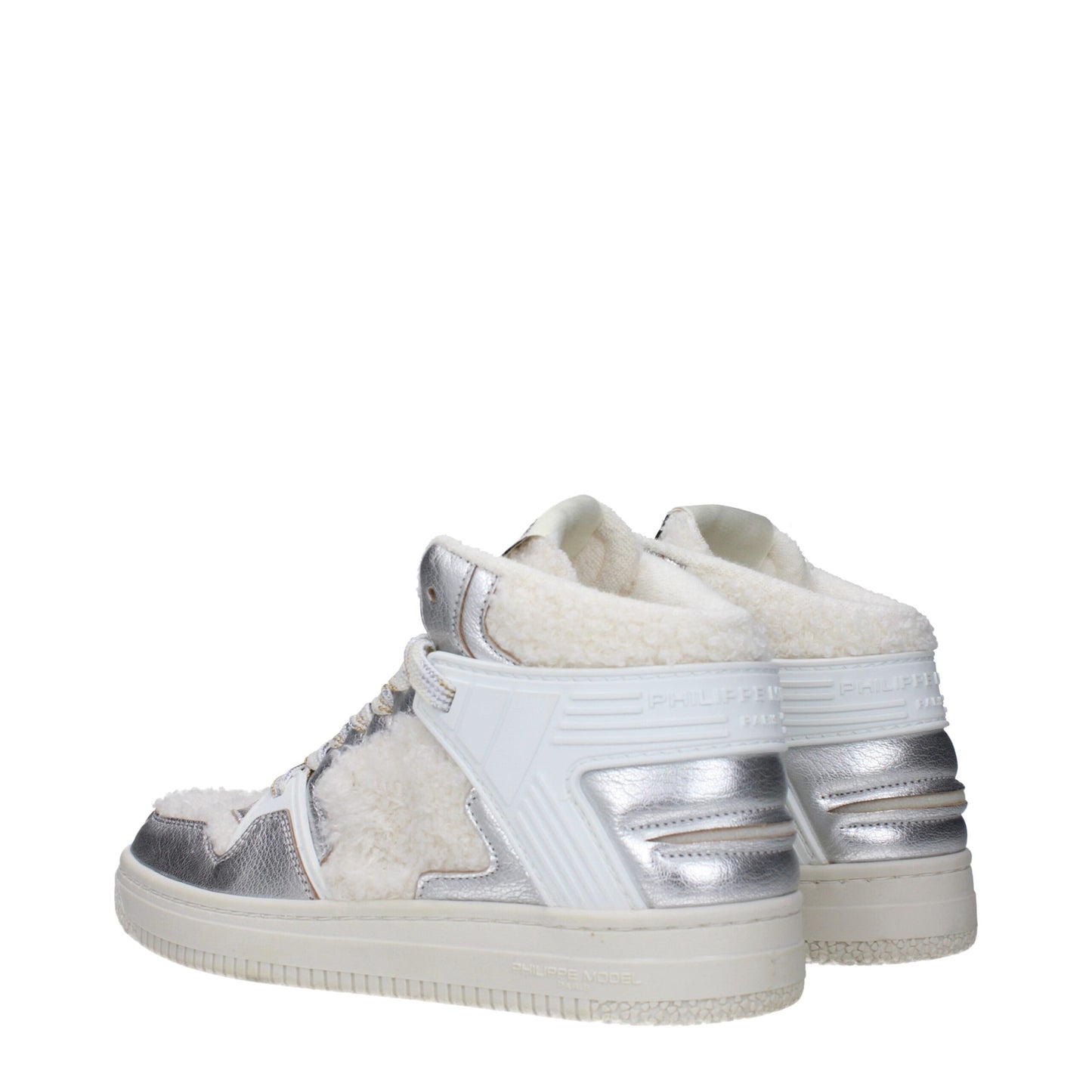 Gray Leather High Tops