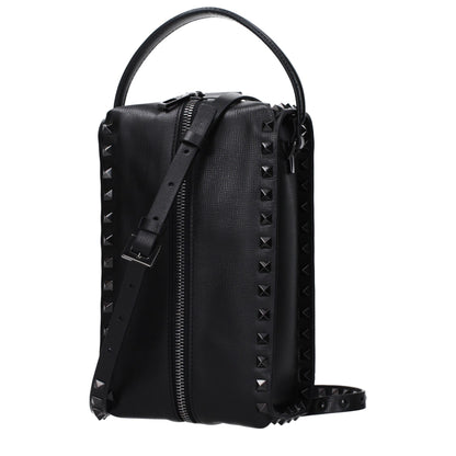 Black Leather Clutch Bags