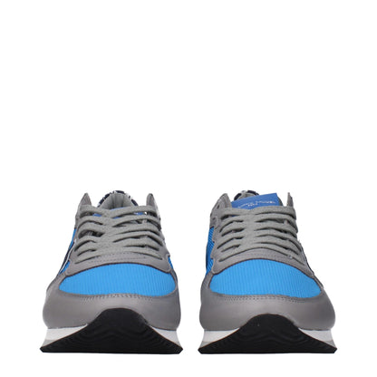 Blue Fabric Low Tops