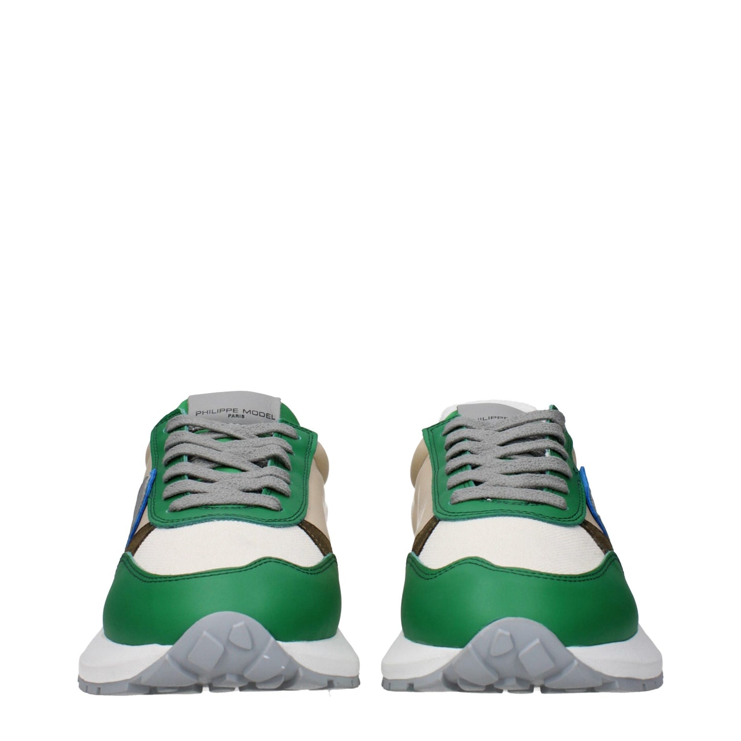 Green Fabric Low Tops