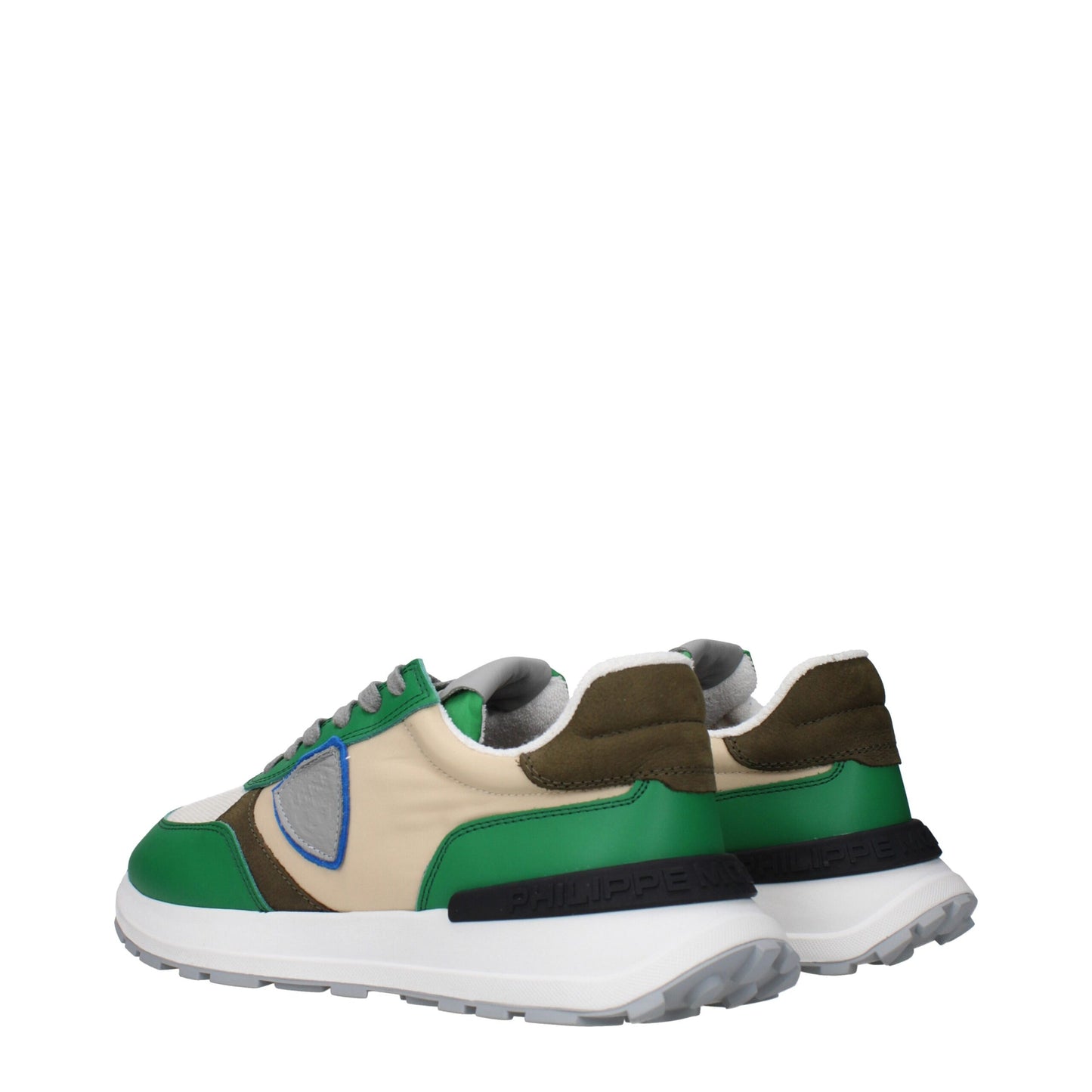 Green Fabric Low Tops