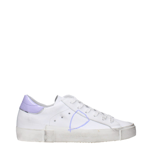 White Leather Low Tops