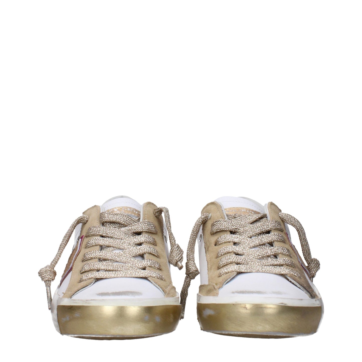 White Leather Low Tops