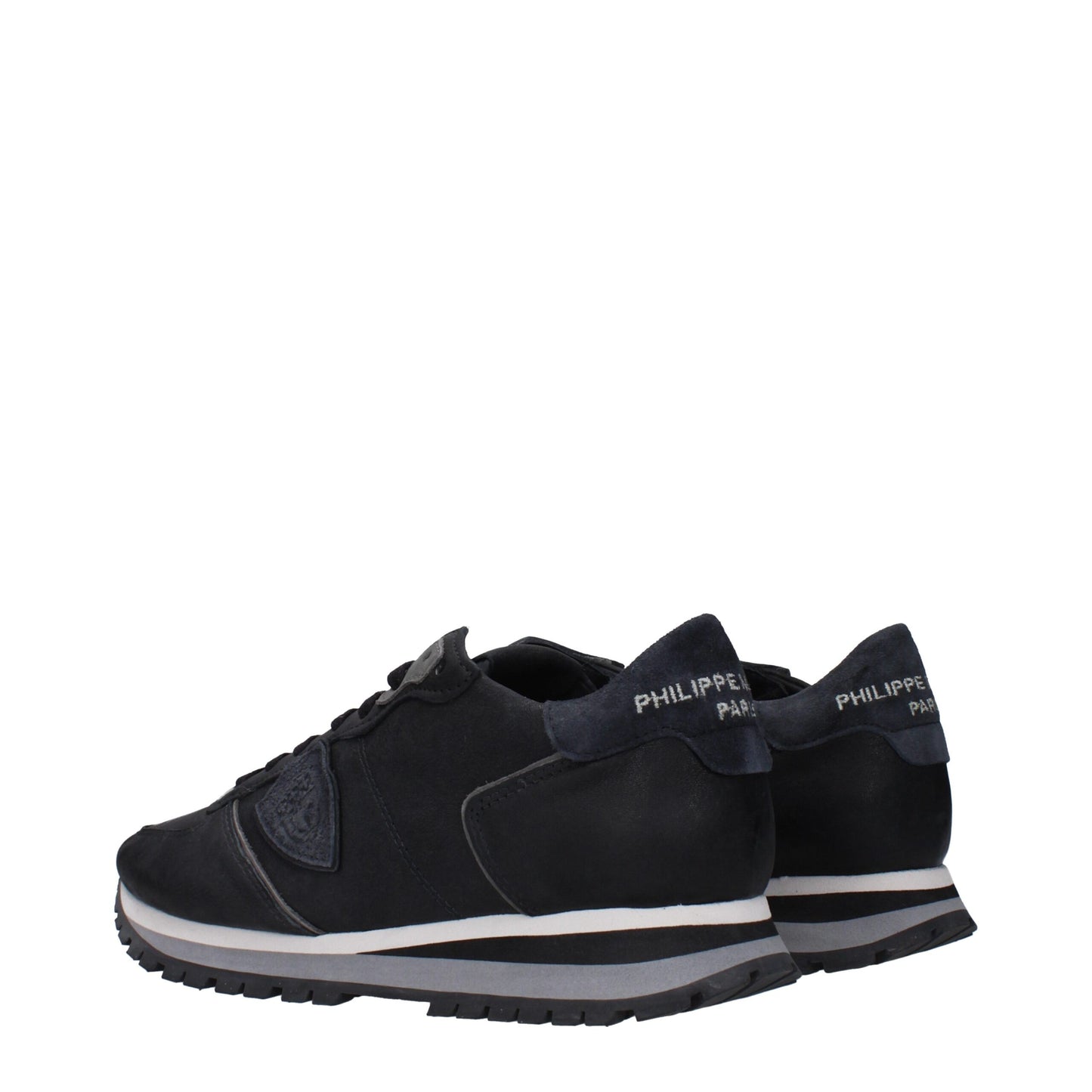 Black Leather Sneakers