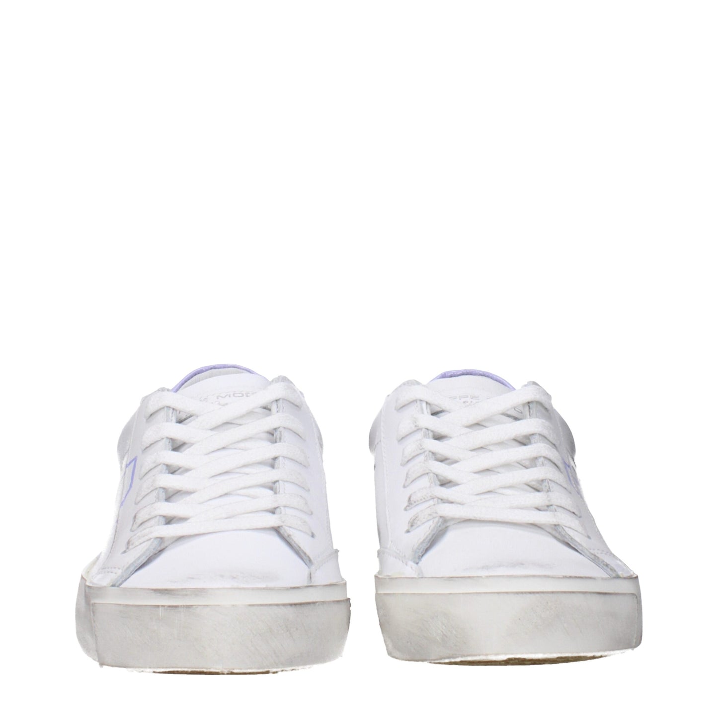 White Leather Low Tops