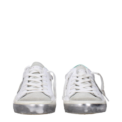 White Leather Low Tops