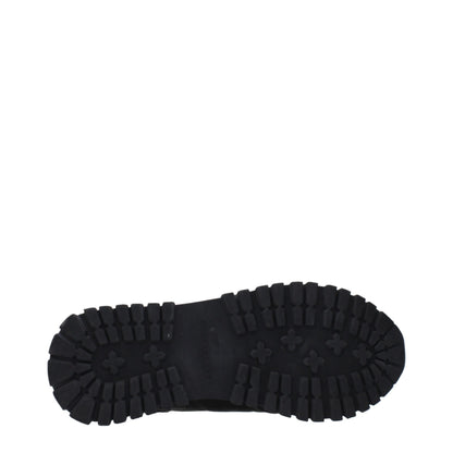 Black Leather Sneakers