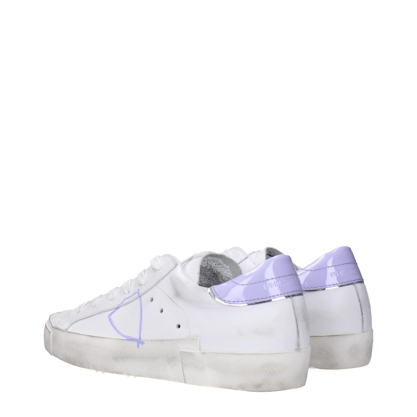 White Leather Low Tops