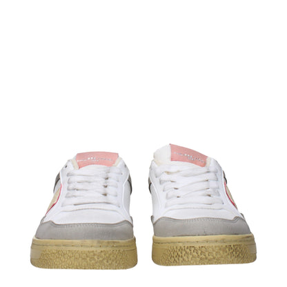 White Leather Low Tops
