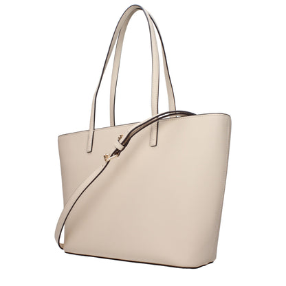 Beige Leather Shoulder Bags