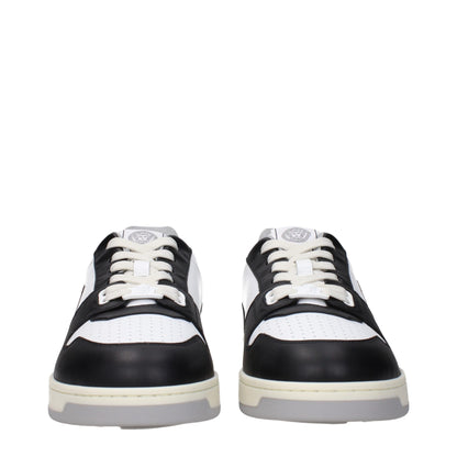 White Leather Low Tops