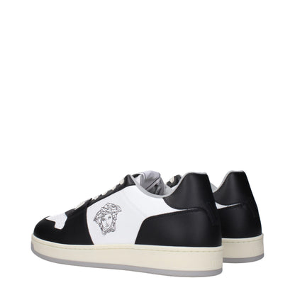 White Leather Low Tops