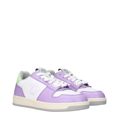 White Leather Low Tops