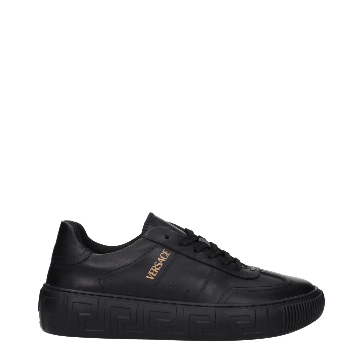 Black Leather Low Tops