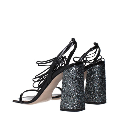 Black Leather Platforms