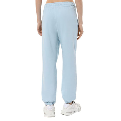 Blue Cotton Men Sweatpants